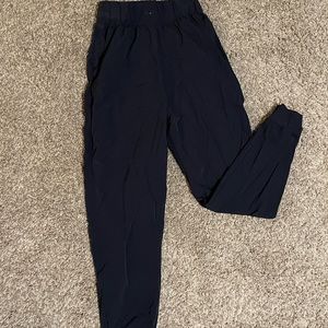 High waisted Nike black joggers